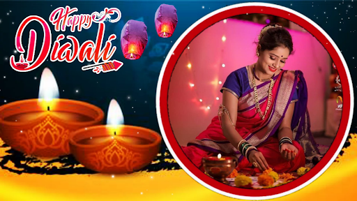 Android application Happy Diwali Photo Frame 2023 screenshort