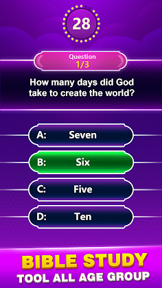 Bible Trivia - Word Quiz Game - Screenshot 1