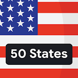 50 States : Abbreviation - Area code - Zip code icon