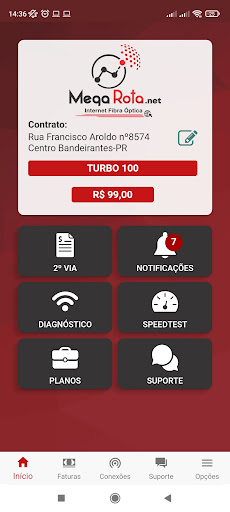 Mega Rota Internet Screen 2