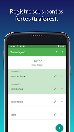Android application Traforógrafo screenshort