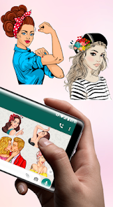 Captura de Pantalla 13 Wasticker sexuales mujeres hot android