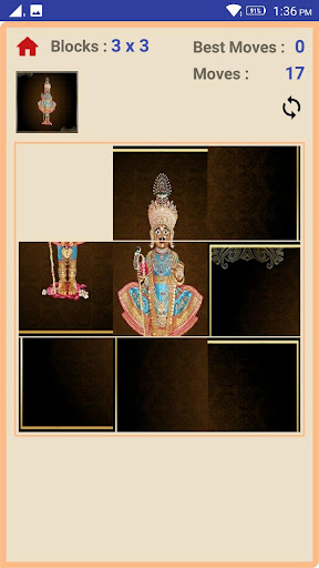 Swaminarayan Image Puzzle Screen 2