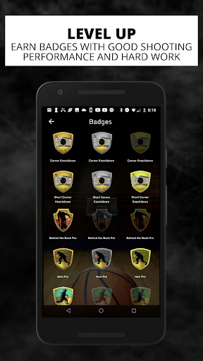 Android application Swish Hoop Player: Basketball screenshort