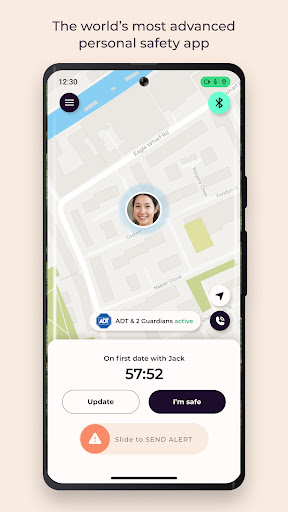 Android application Callie: Personal Safety screenshort