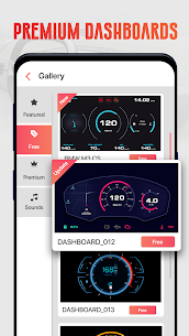 عداد السرعة OBD2 لوحة القيادة 2