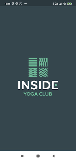 Android application INSIDE yoga club screenshort