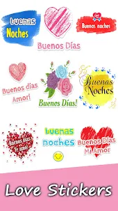 Buenos Días Y Noches Stickers
