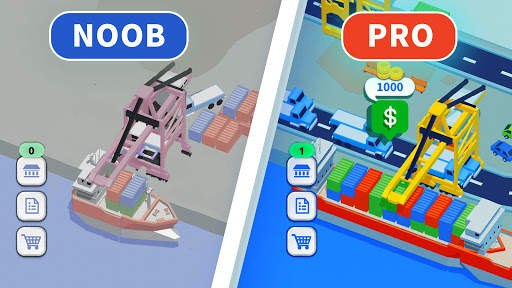 Télécharger Gratuit Idle Port Tycoon APK MOD (Astuce) screenshots 2