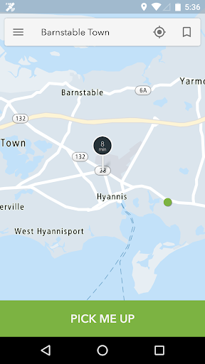 Android application Town Taxi Cape Cod screenshort