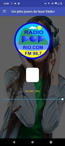 Android application Rádio Pop Rio FM screenshort