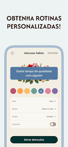 Glowin - Rotina Diaria Habitos Captura de Tela do Aplicativo Android 5