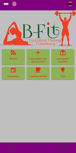 Android application B-Fit Culemborg screenshort