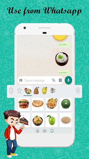 Food Stickers WAStickerApps