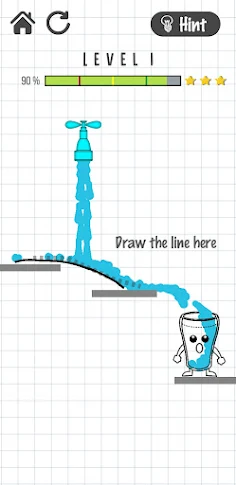 Glass Water Game - Fun Feel - Screenshot 2