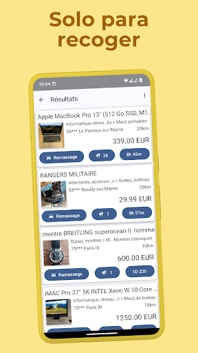 Vista previa de la aplicación