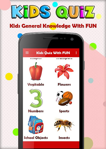 Kids General Knowledge Quiz Screen 2