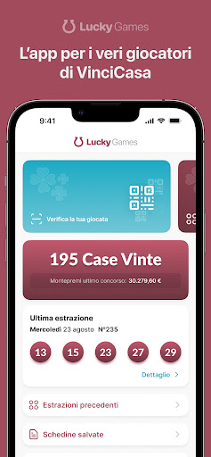 Android application Lucky VinciCasa screenshort