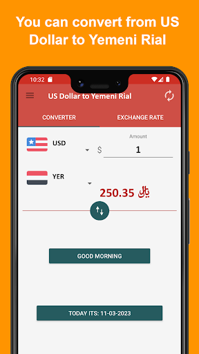 US Dollar to Yemeni Rial Screen 2