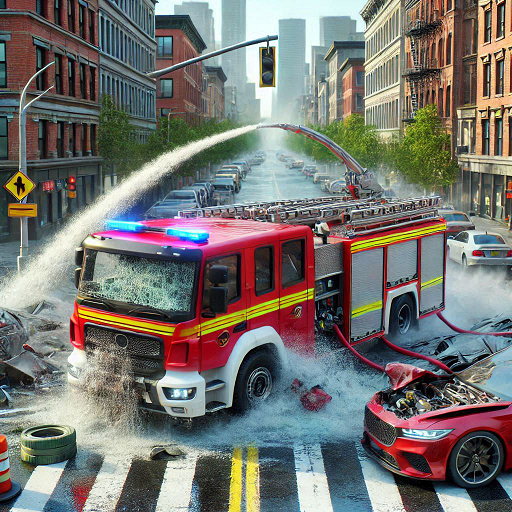 Firefighter Truck Simulator 3D Logo