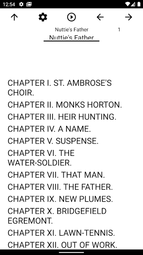 Android application Book, Nuttie's Father screenshort