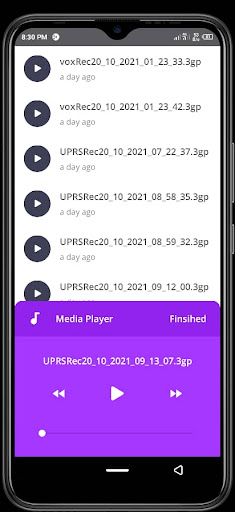 UPRS App Screen 3