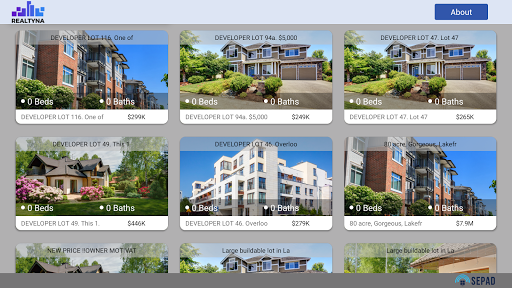 Android application Realtyna TV screenshort
