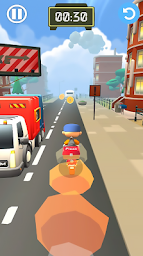 Pizza Racer | Delivery Traffic Scooter