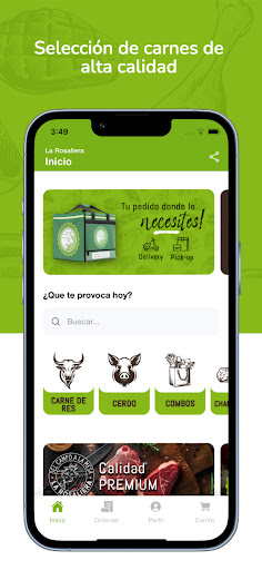 Android application La Rosaliera screenshort