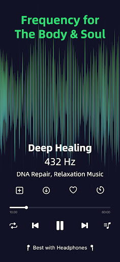 Screenshot of Healing Frequencies Sounds