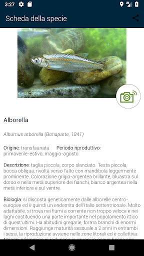 APPescaLazioAR Screen 2