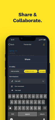 Screenshot of Trint