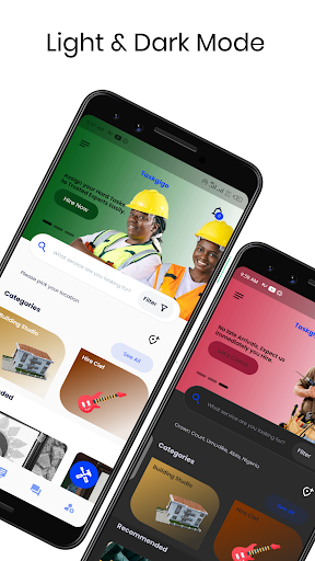 Android application Taskgigo Customer screenshort