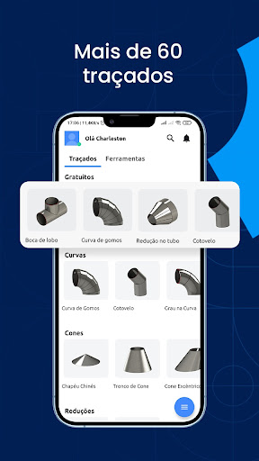 Android application Tracefacil boilermaking screenshort