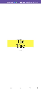 Tic Tac Game - Simple Tic tac