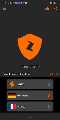 Android application z vpn:fast gaming & web access screenshort