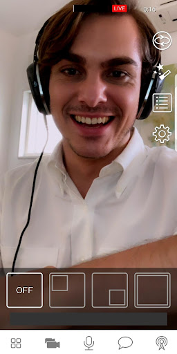 Screenshot of GO:LIVECAST