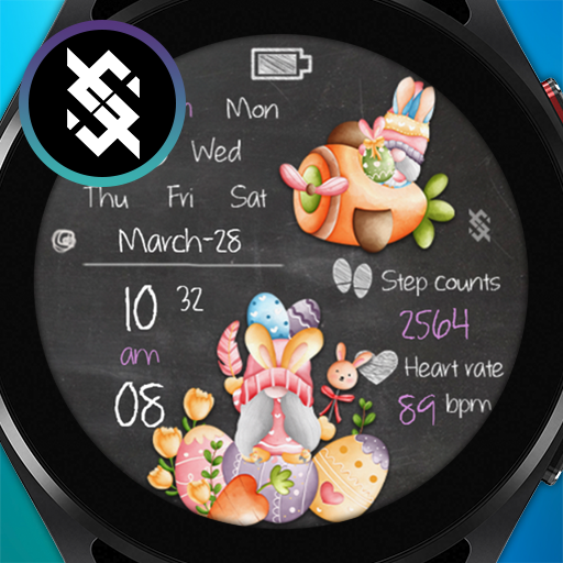 BFF9- Easter Eggs and Gnomes logo