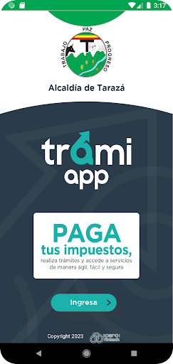 Android application Trami App Taraza screenshort