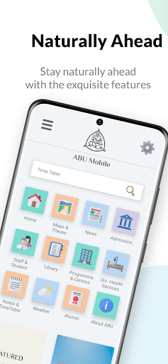 Android application ABU Mobile screenshort