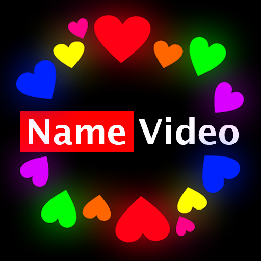 Name Video Maker - text art logo