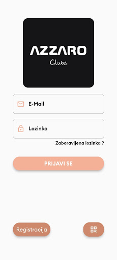 Android application Azzaro Clubs screenshort