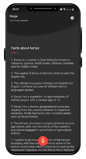 Android application Niaje - AI Voice Assistant screenshort