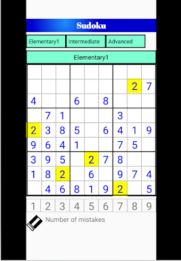 Sudoku Screen 3