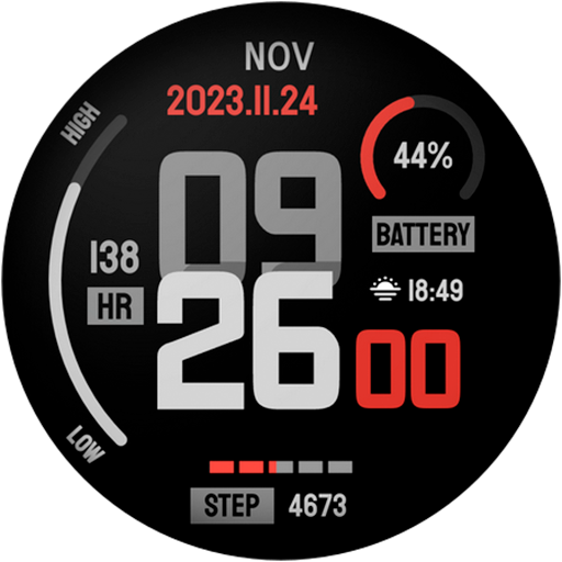 Minimal Digital Watch Face logo