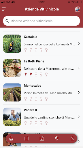 Android application Taste Travelers screenshort