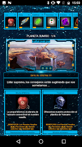 Captura de Pantalla 3 AoD: Galactic War, Space RPG android