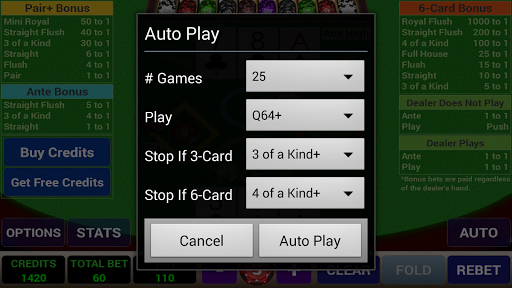 Ace 3-Card Poker 21