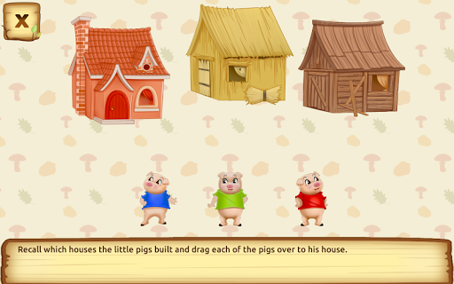 Three Little Pigs - Fairy Tale with Games screenshots 8