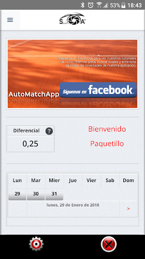 Android application PadelApp screenshort